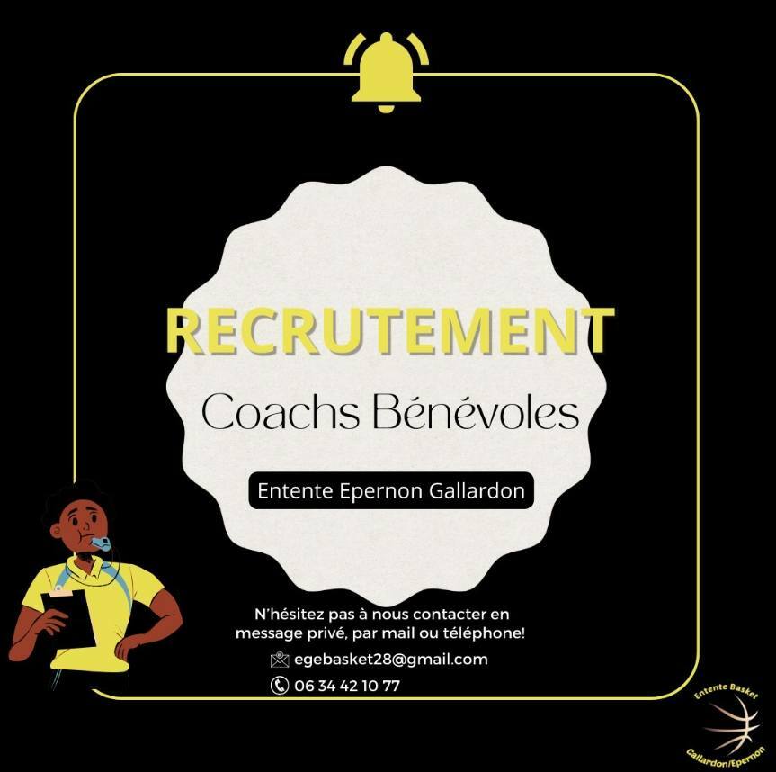 Recrutement Coachs bénévoles