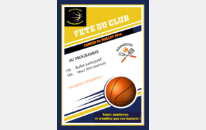 Fête du club samedi 06 juillet 2024