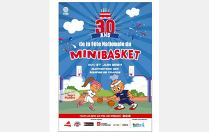 Fête du Mini basket samedi 1er juin 2024