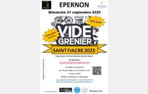 Vide grenier de la SAINT FIACRE dimanche 21 septembre 2025