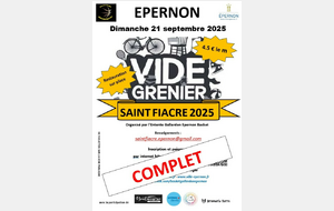 Vide grenier SAINT FIACRE complet