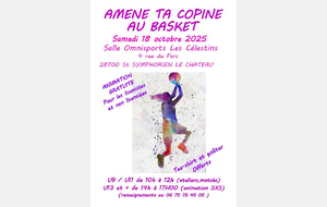 BASKET FEMININ - Rassemblement &quot;Amène ta copine&quot; samedi 18 octobre 2025