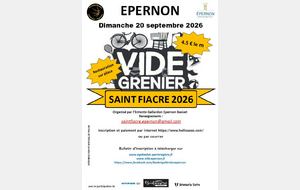 ⚠️Vide grenier SAINT FIACRE 2026 ⚠️