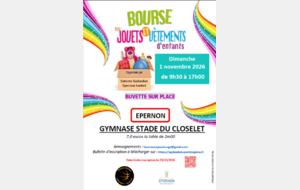 BOURSE AUX JOUETS du 01/11/2026