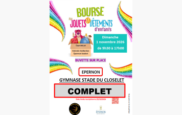 BOURSE AUX JOUETS du 01/11/2026