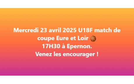 U18F match coupe Eure et Loir