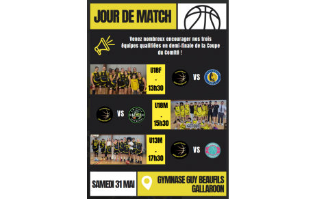 1/2 finales Coupe du Comité samedi 31 mai 2025 à Gallardon