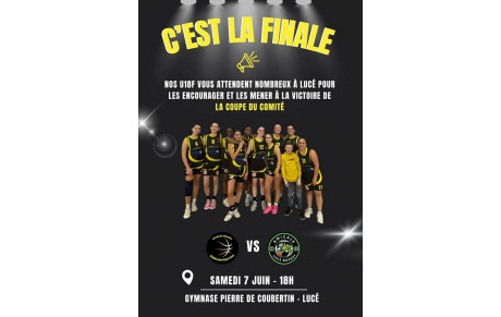 FINALE U18F COUPE COMITE SAMEDI 07 JUIN 2025