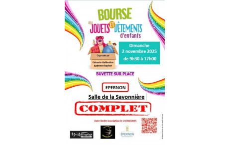 Bourse aux jouets du 02 novembre 2025