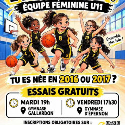 Recrutement U11F